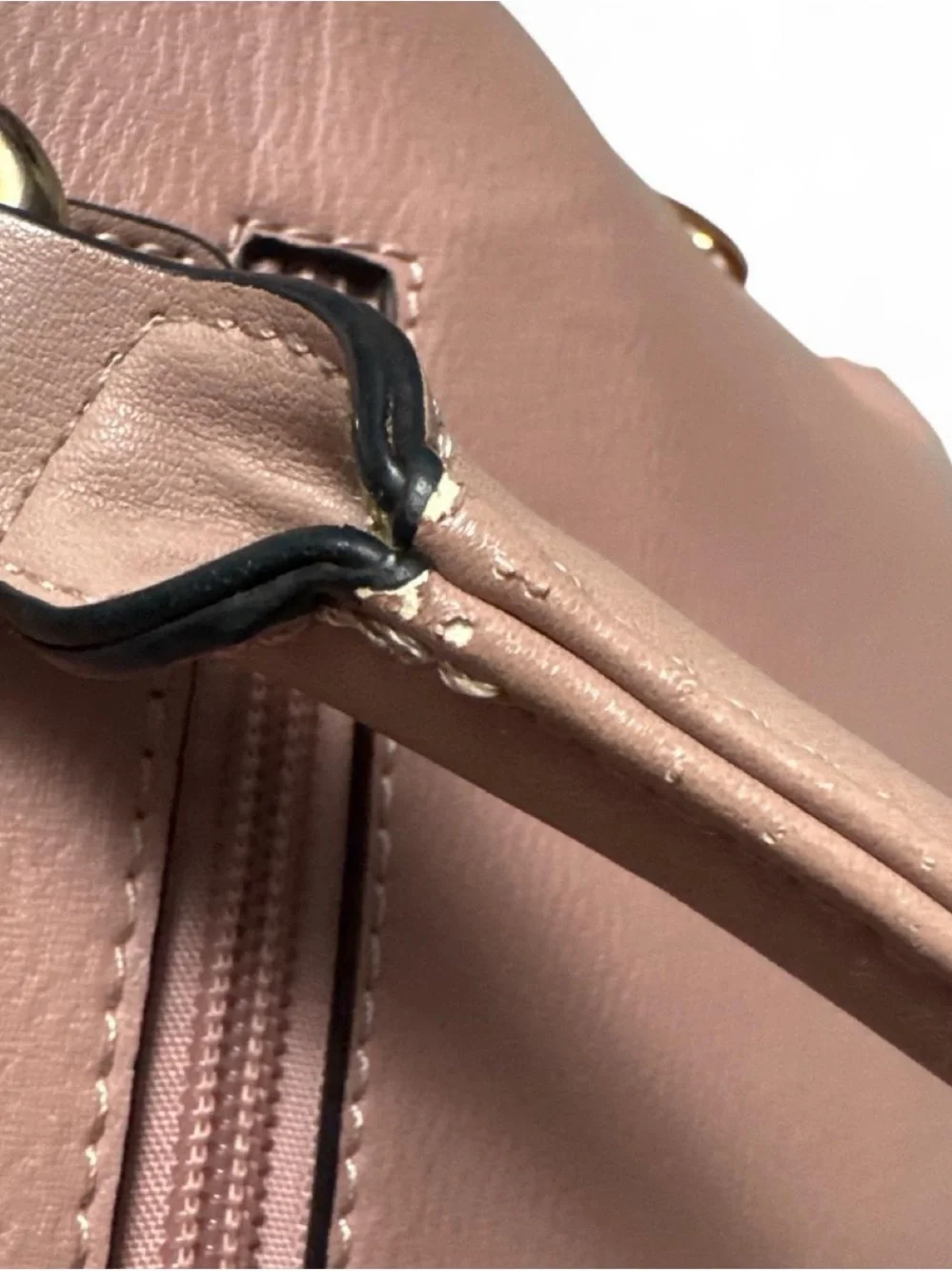 Michael Kors Blush Pink Dome Satchel with Gold Hardware